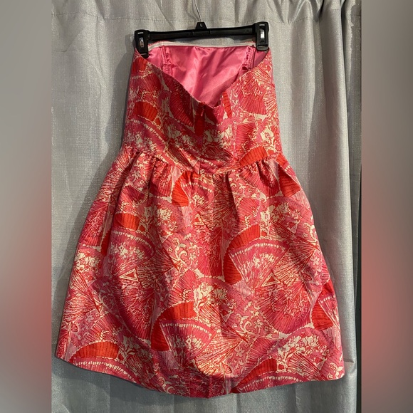 Lilly Pulitzer Pink Strapless Sundress - Picture 4 of 8